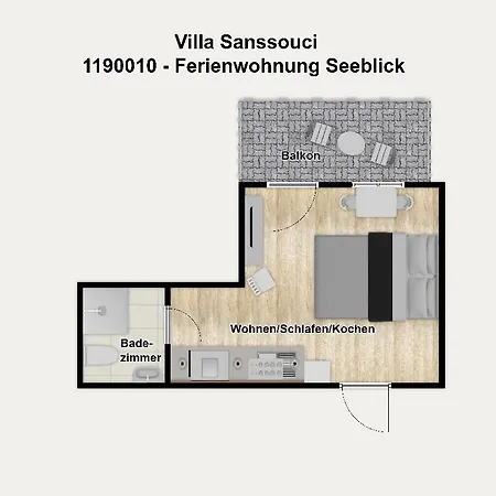 Sanssouci Seeblick Apartment Binz